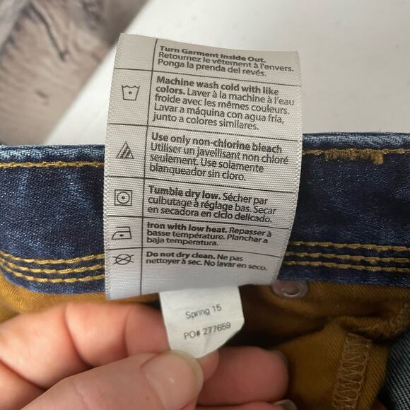 Carhartt Relaxed Fit Bootcut Dark Wash Size 10 - Picture 6 of 6